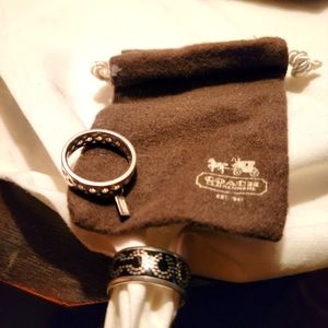 Sterling Coach Rings